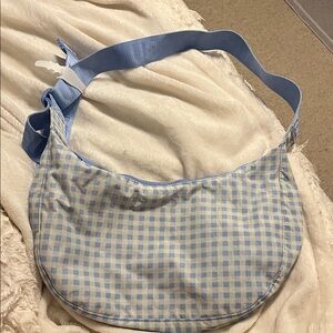 Blue Gingham Baggu